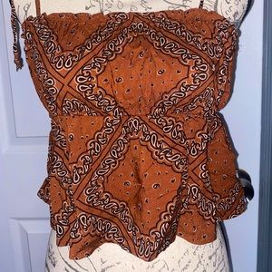 L.A Hearts (Pacsun) size small bandanna top!